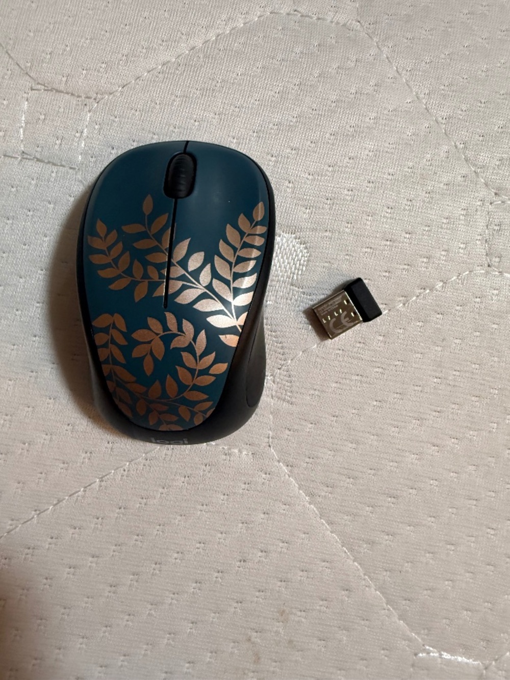 Logitech M317 Wireless Mouse Floral Design with USB Receiver